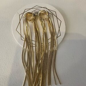 BiBi Gold Dangle Earrings